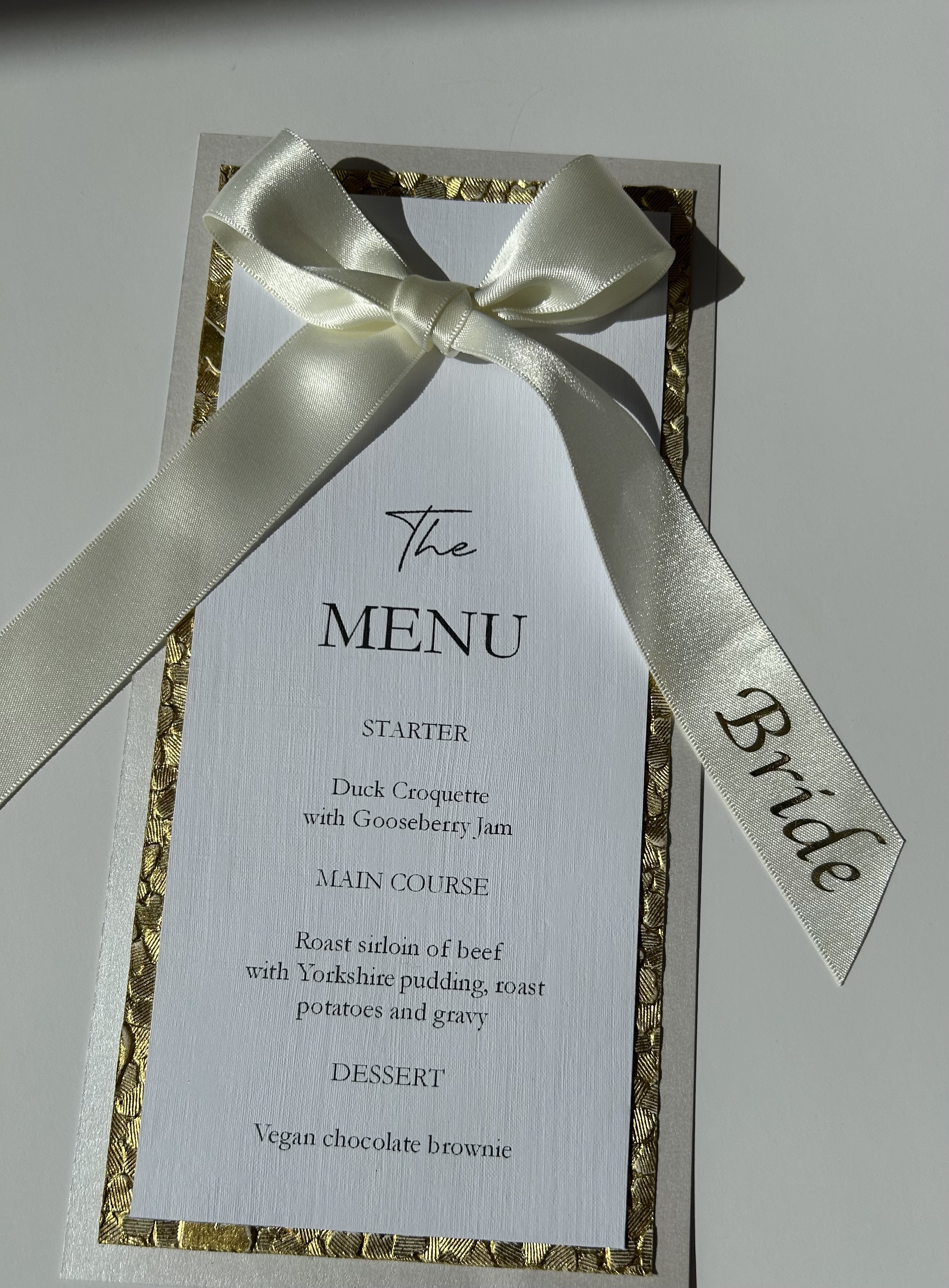 Menus